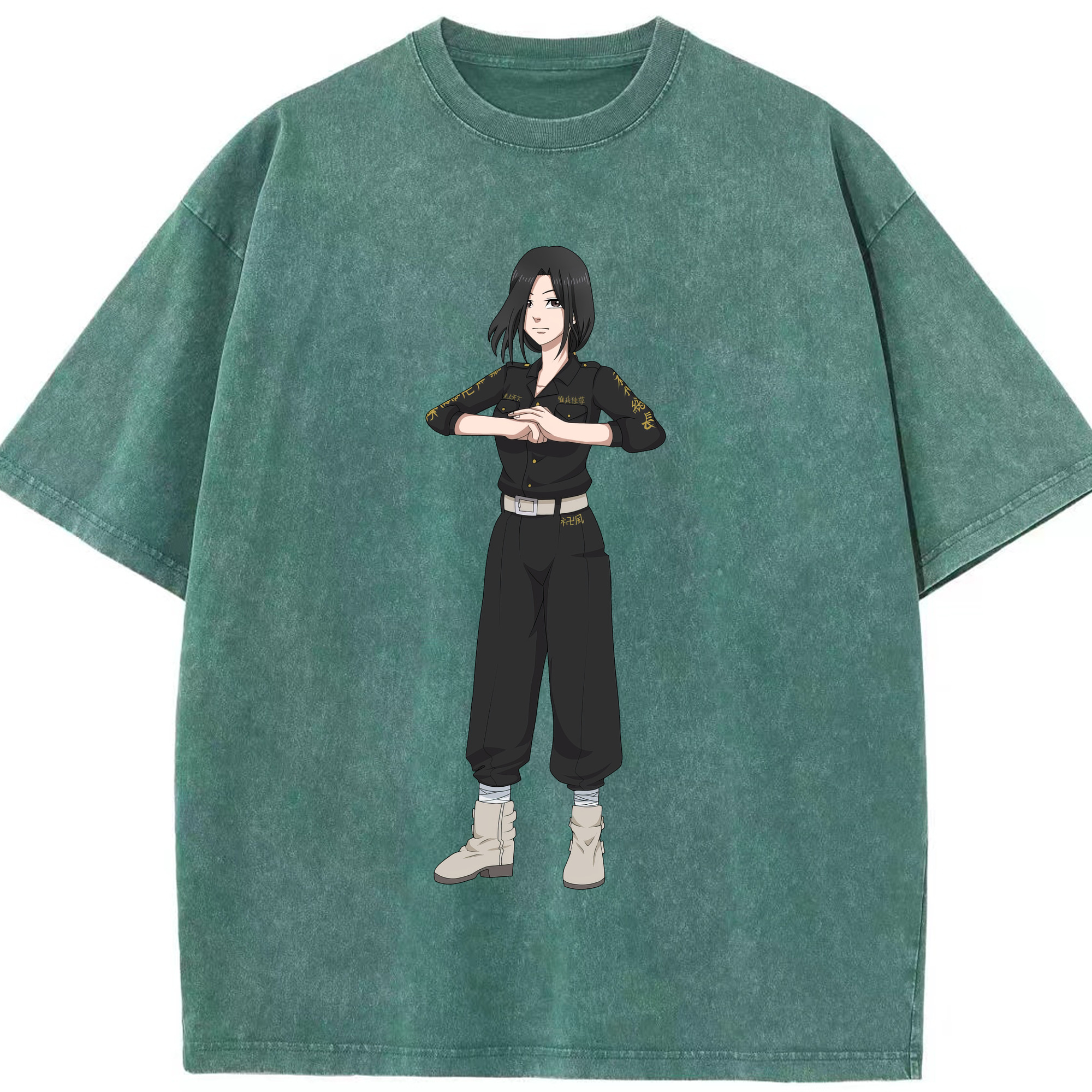 （画像用） 東京リベンジャーズ Tokyo Revengers 綿100% ヴィンテージ風 半袖Tシャツ（フロントプリント）